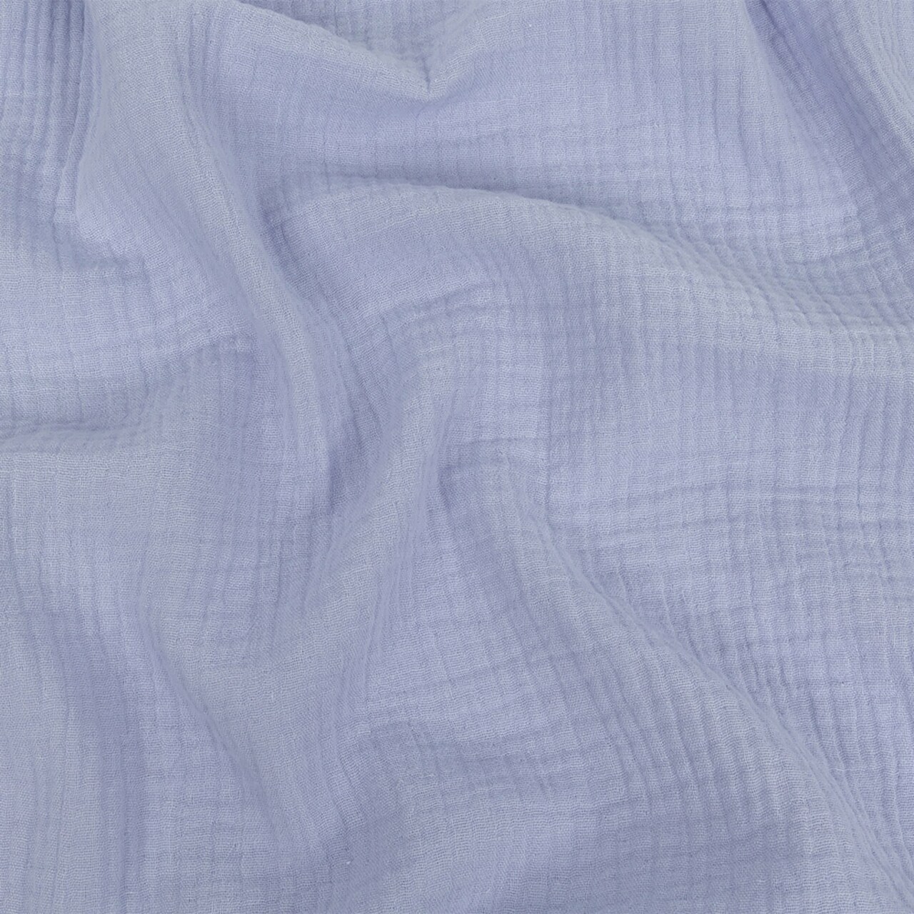 1 Yard Double Cotton Gauze Pale Blue - Talamanca Collection 50’’ Width